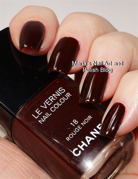 chanel's rouge noir color.